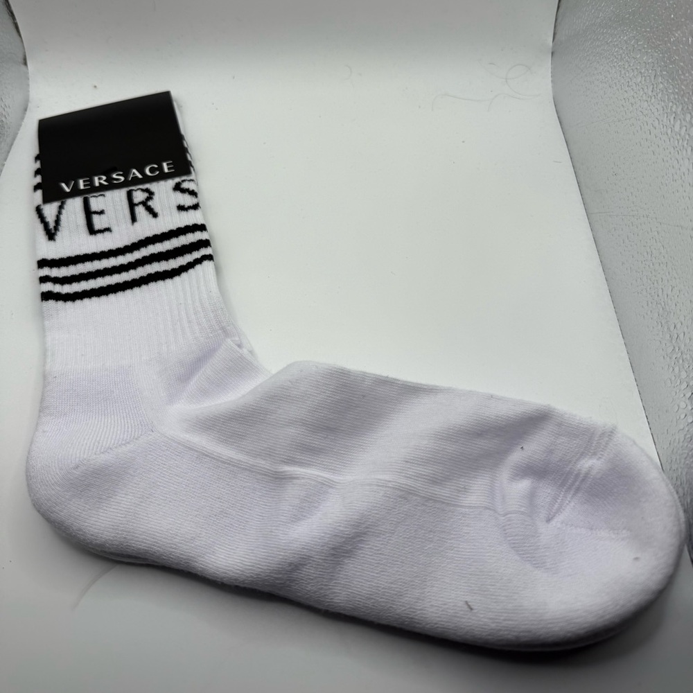 BNWT Versace Logo Socks